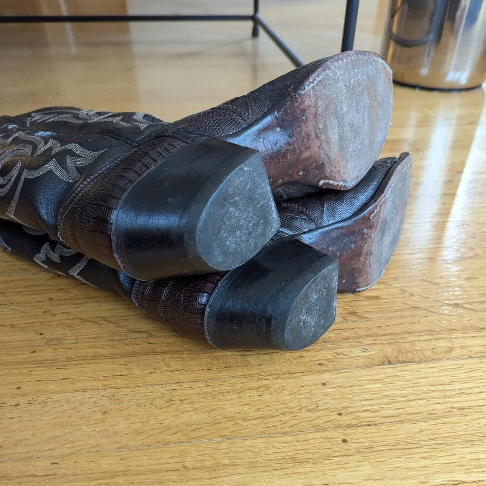 Well made old school cowboy boots - Picture 5 of 7